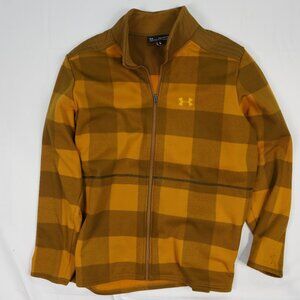 Under Armour Storm Field Fleece Flannel Yellow Jacket 1343263-707  XXL